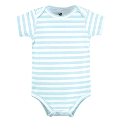 Hudson Baby Unisex Baby Cotton Bodysuits, Neutral Abstract, 18-24 Months