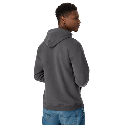 Hanes Men's Sweatshirt, EcoSmart Fleece Hoodie, Cotton-Blend Fleece Hooded Sweatshirt, Plush Fleece Pullover Hoodie, Smoke Gray, XX-Large