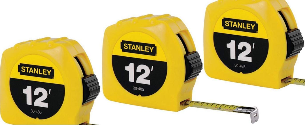Stanley Hand Tools 30-485 1/2" X 12' Tape Rule (3-