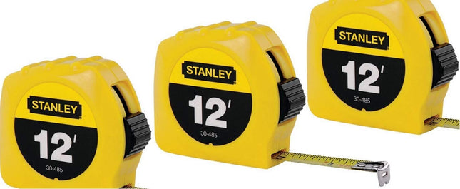 Stanley Hand Tools 30-485 1/2" X 12' Tape Rule (3-