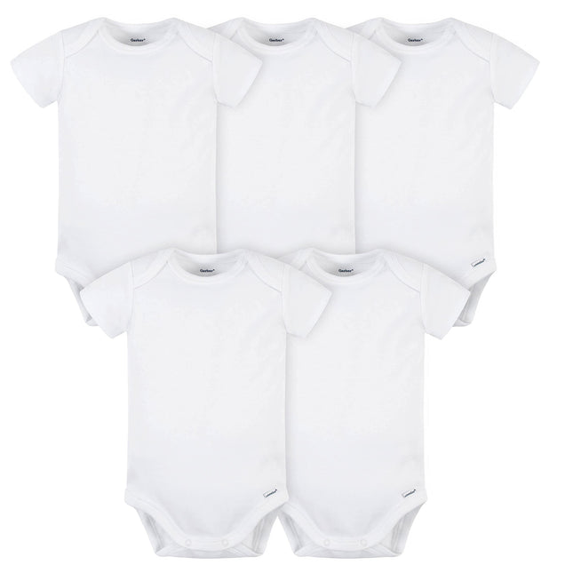 Gerber Baby 5 Pack Onesies Multi-Packs Bundle Inte