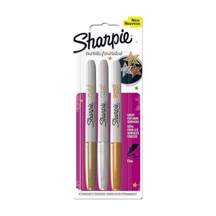 Sharpie Fine Metallic Permanent Marker - Gold/Silv