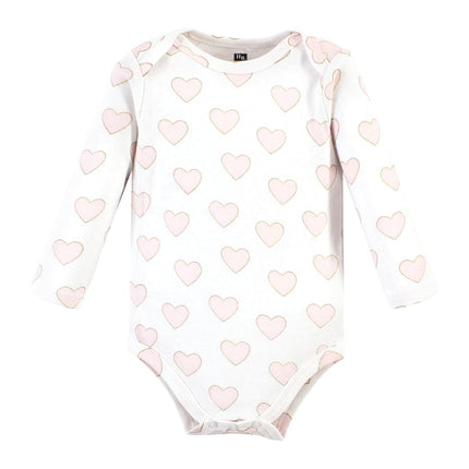 Pañaleros Hudson Baby de algodón de manga larga unisex para bebé, paquete de 3 "La princesita de papá", 12-18 meses, paquete de 3 "La princesita de papá", 12-18 meses