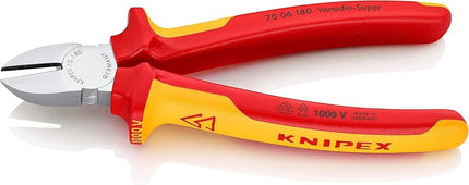Knipex Diagonal Multi-Component Grips Cutter, 180 mm Long