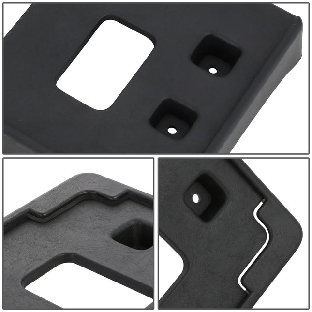 DNA MOTORING LP-GM1068148 Soporte de montaje de matrícula delantera compatible con Chevy Spark 2013-2015, negro mate