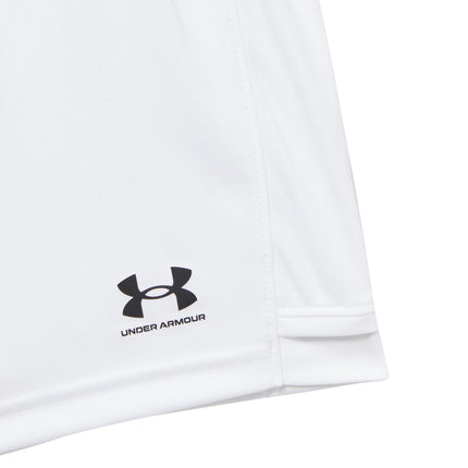 Under Armour boys Challenger Shorts Shorts, (100) White / / Black, L