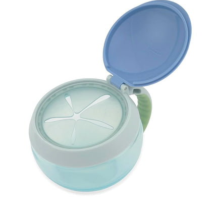 Skip Hop Baby Snack Container Mealtime Snack Cup, Holds 7.5oz. Besties Squad, Dino