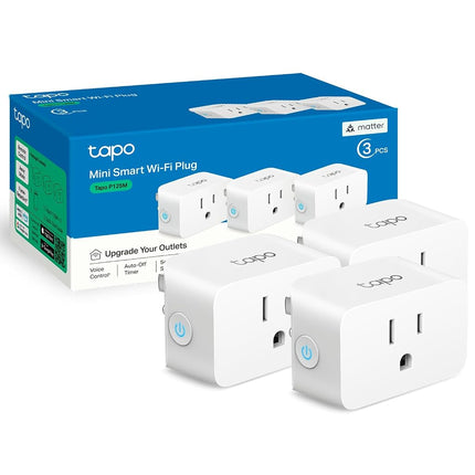 TP-Link Tapo Matter Supported Smart Plug Mini, Com