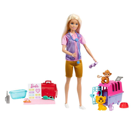 Barbie Careers Doll & Accessories, Animal Rescue & Recovery Playset