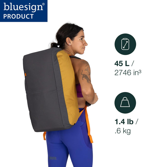Bolsa de lona unisex Osprey Daylite, 45L, azul Spikemoss/Alkaline, talla única