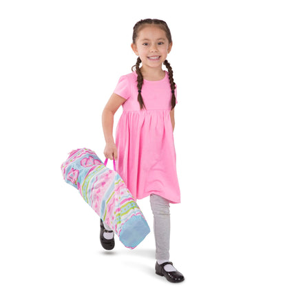 Melissa & Doug Chaise de camping papillon Cutie Pie (emballage sans frustration), rose