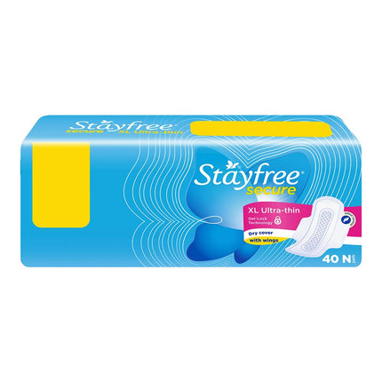 Stayfree Secure XL Ultra Thin Dry Cover Sanitary P