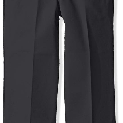 Dickies Boys' Flex Waist Flat Front Pant, Charcoal
