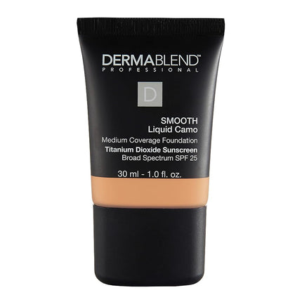 Dermablend Smooth Liquid Camo Foundation SPF 25-24 Hour Hydration - Buildable, Smoothing Coverage - Never Cakey Or Masky - Ideal For Normal, Dry, And Dehydrated Skin - 35W Chai - 30 ML