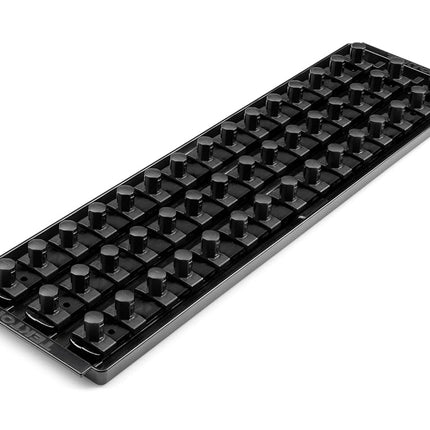 TEKTON 1/2 Inch Drive 3-Rail Socket Organizer Set,