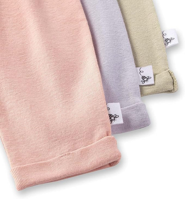 Burt's Bees Baby Set de ropa de bebé unisex, arena rosa 3 unidades, 6-9 meses