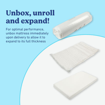 Graco Premium Foam Crib and Toddler Bed Mattress, Standard and Full Sized by Graco