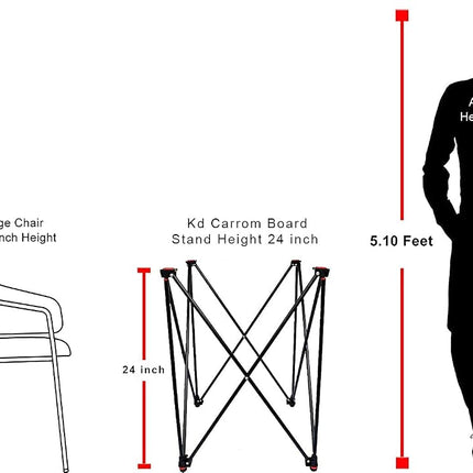 Surco Professional Carrom Board Carrom Stand