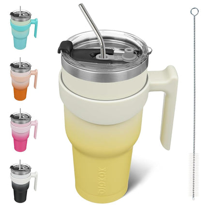 BJPKPK 40oz Tumbler with Handle Insulated Tumbler 