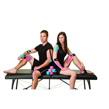 Mueller Kinesiology Tape 20 Pre-Cut I-Strip Roll, Sunburst 20 count