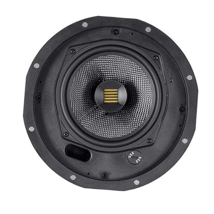 Monoprice Amber Ceiling Speakers 6.5-inch 2-way Carbon Fiber with Ribbon Tweeter (pair)
