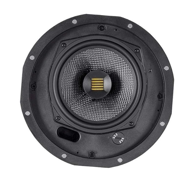 Monoprice Amber Ceiling Speakers 6.5-inch 2-way Carbon Fiber with Ribbon Tweeter (pair)