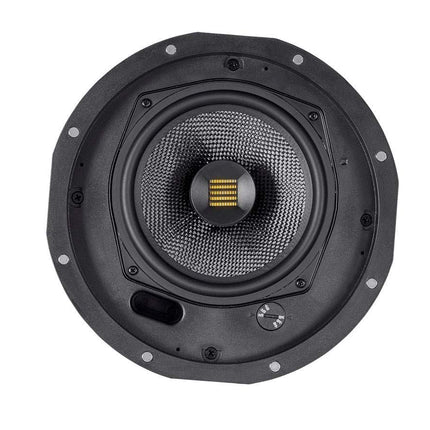 Monoprice Amber Ceiling Speakers 6.5-inch 2-way Carbon Fiber with Ribbon Tweeter (pair)