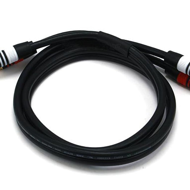 Monoprice 102869 3' Premium 2 RCA Plug to 2 RCA Plug 22AWG Cable - Black