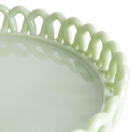 Martha Stewart Highbrook, 8.5" Cake Stand, Green