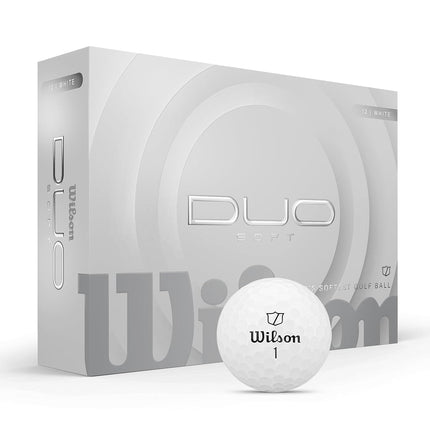 Wilson Duo Soft Golf Balls White Model 2025