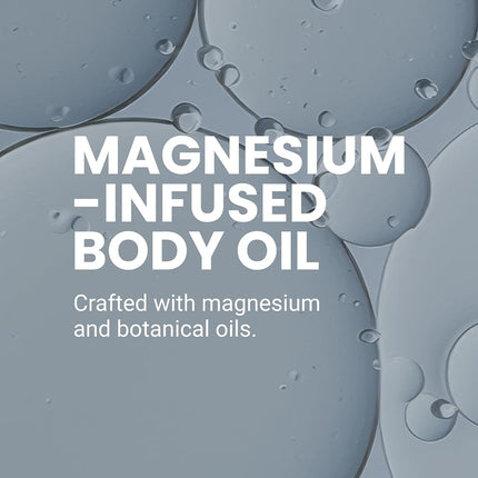 Magnesium Massage Oil for Sore Muscles, Feet, Joints and Leg Cramps, Helps with Sleeping and Post-Workout Recovery, for Sensitive Skin, 8 fl oz by M3