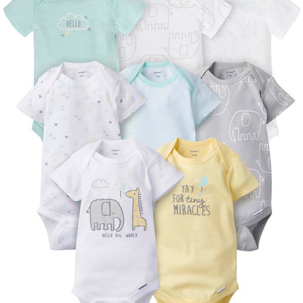 Gerber baby-girls 8-pack Short Sleeve Onesies Body