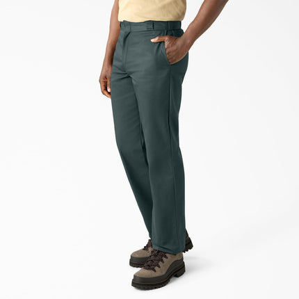 Pantalon de travail original Dickies 874 pour homme, Hunter Green V1, 34W x 32L