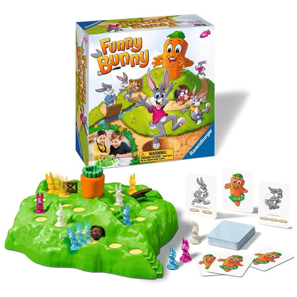Ravensburger Funny Bunny Childrens Games Age 4 Years and Up - 2 to 4 Players - Gifts for Kids