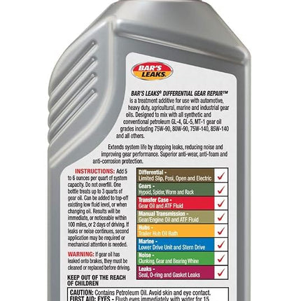 Bar's Leaks 1816 Differential Gear Repair, 16.9 oz, Case of 4