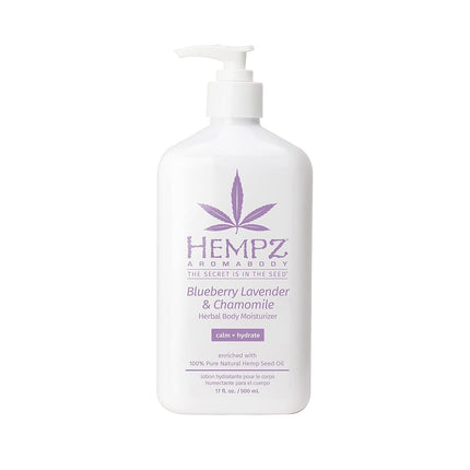 Hempz Hydratant corporel à base de plantes Myrtille Lavande & Camomille, 500 ml, Lot de 1