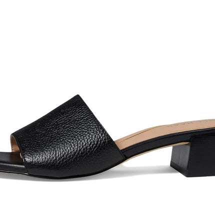 Cole Haan Women's Calli Single Band Sandal Flat, Black Leather, 4.5 UK