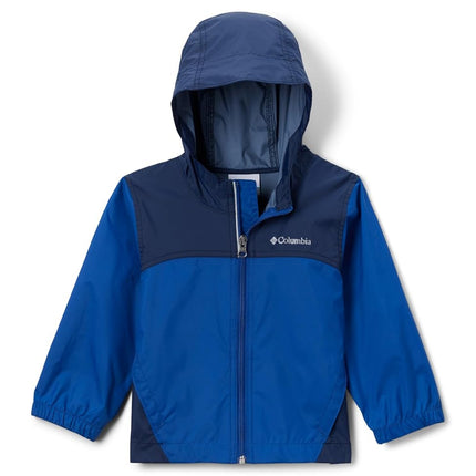Columbia Youth Boys Glennaker Rain Jacket, Mountain Blue/Collegiate Navy, Small