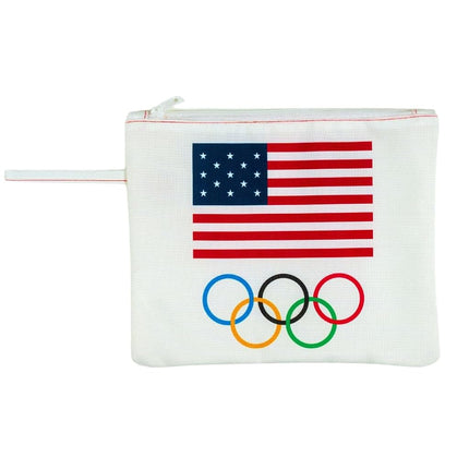 Franco Collectibles Équipe Olympique Américaine USA - Sac de plage/piscine étanche pour maillot de bain, maquillage, articles de toilette (Produit sous licence officielle)