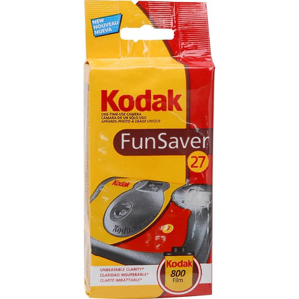 Kodak FunSaver 35mm One-Time-Use Camera with Flash 27 Exposures Bundle