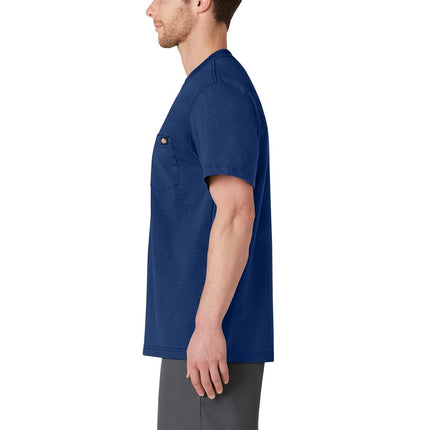 Dickies Men's Short Sleeve Heavyweight Crew Neck, Chocolate Brown, X-Large
