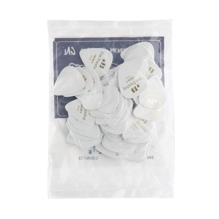 Dunlop 483R01HV Genuine Celluloid, White, Heavy, 72/Bag