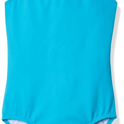 Kanu Surf Girls' Maggie UPF 50+ Beach Sport Athletic One Piece Swimsuit, Maggie Aqua, 4T
