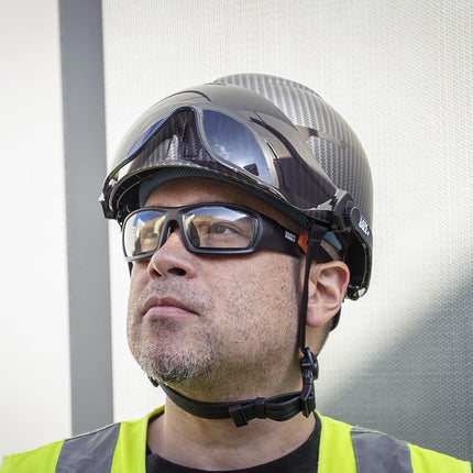 Gafas de seguridad Klein Tools 60470, gafas de seguridad con montura completa Pro con junta, ANSI Z87.1+, lentes transparentes, protección UV, antiempañamiento, resistentes a arañazos