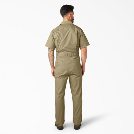 Mono de manga corta para hombre Dickies, Caqui, XXL