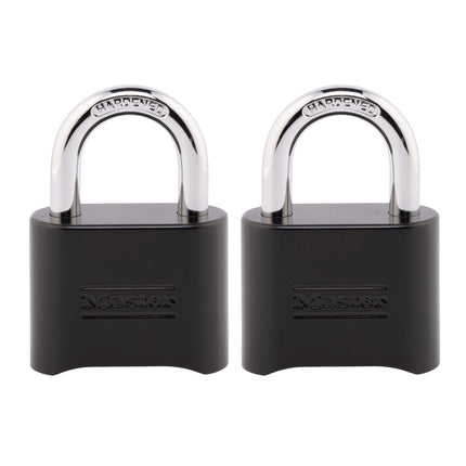 Master Lock Black Combination Padlock, Set Your Ow