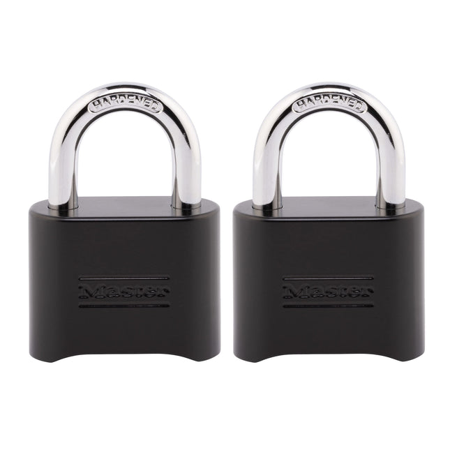 Master Lock Black Combination Padlock, Set Your Ow