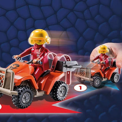 Playmobil 71085 How to Train your Dragon: Nine Realms ICarus Base Security Set, quad with pull-back motor and TV characters, Fun Imaginative Role-Play, Playset Suitable for Children Ages 4+