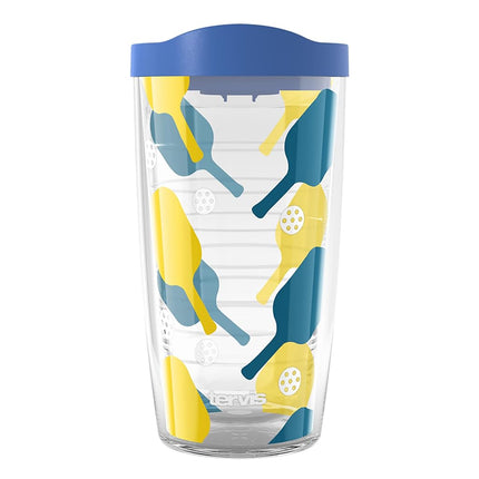 Tervis Paddle Pattern Made in USA Double Walled Insulated Tumbler Travel Cup Keeps Drinks Cold & Hot, 16oz, Classic