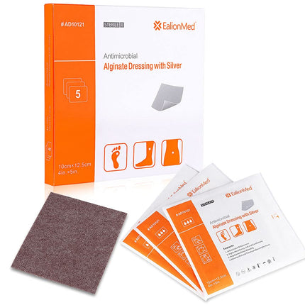 Silver Calcium Alginate Wound Dressing Pad, 4’’x5’